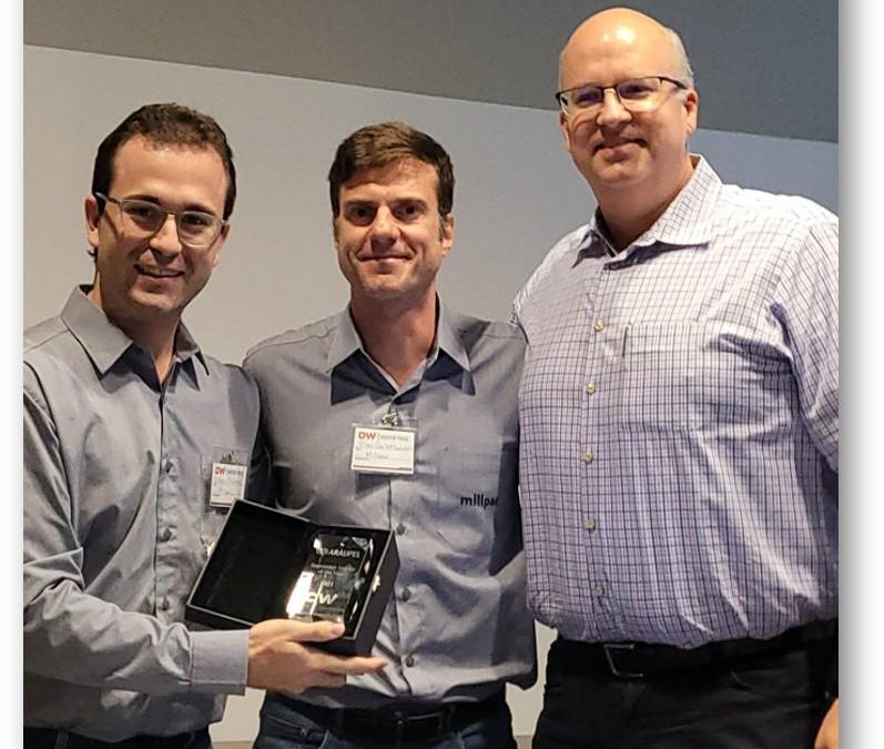 Millpar recebe prêmio fornecedor destaque do ano de cliente norte-americano