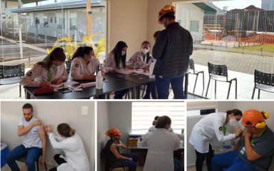 MILLPAR PROMOVE DIA DE VACINAÇÃO CONTRA A COVID COM APOIO DO MUNICÍPIO E DA UNICENTRO